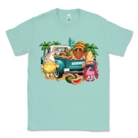 Seafoam summer gnomies truck Classic Tee - NancyCooperArtShop