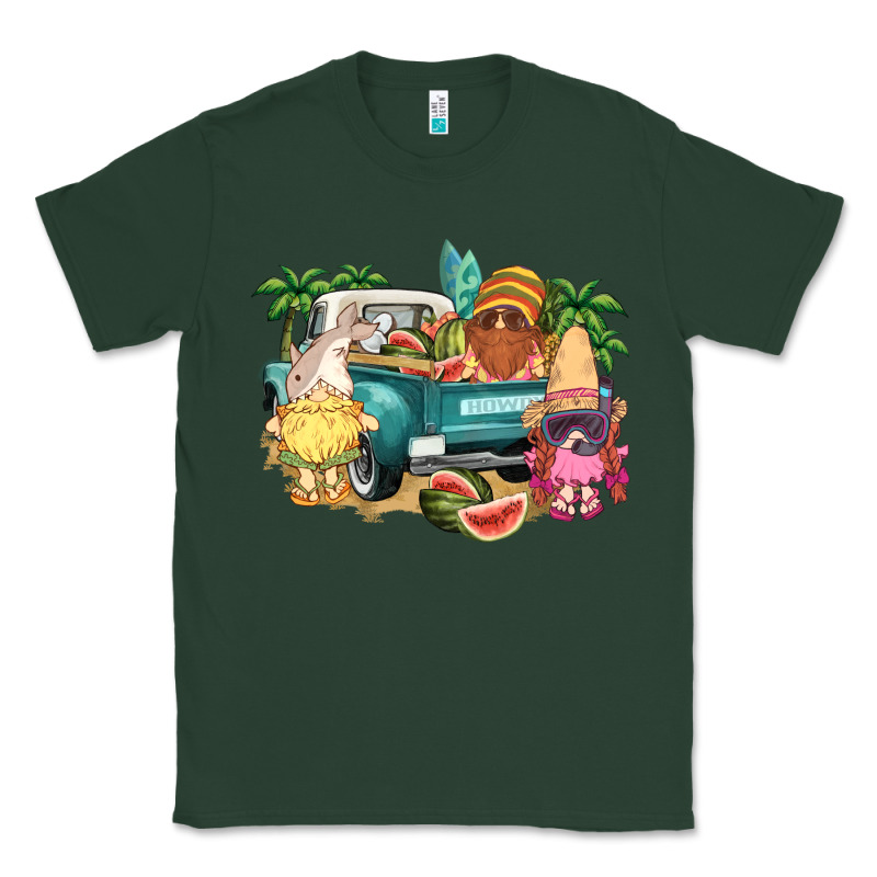 Summer Gnomies Truck Classic Tee by NancyCooperArtShop | Teevron