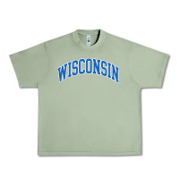 Oil Green wisconsin blue Urban Heavy Tee - lanVoArt