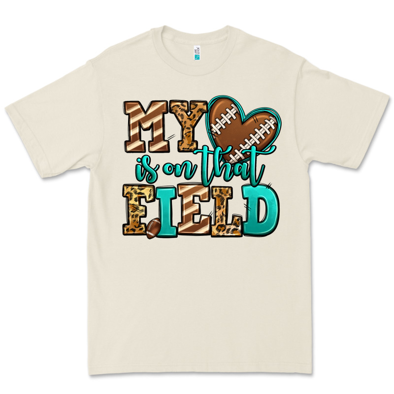 My Heart Is On That Field American Football Premium Tee by Jasminsmagicworld | Teevron
