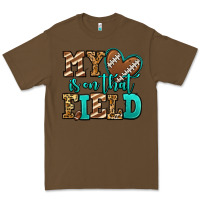 Cacao my heart is on that field american football Premium Tee - Jasminsmagicworld