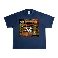 Navy daddy's hunting buddy Urban Heavy Tee - TumblerDesignByShophia