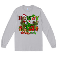 Moon Dust howdy christmas with cactusses Long Sleeve Tee - CowGirlArtShop