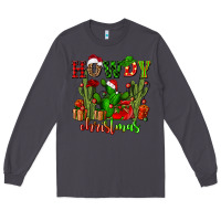 Smoke howdy christmas with cactusses Long Sleeve Tee - CowGirlArtShop