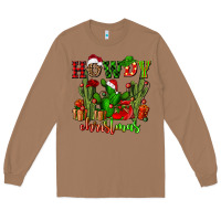 Toasted Coconut howdy christmas with cactusses Long Sleeve Tee - CowGirlArtShop