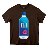 Chocolate Brown aesthetic fiji water Heavy Core Tee - lanVoArt