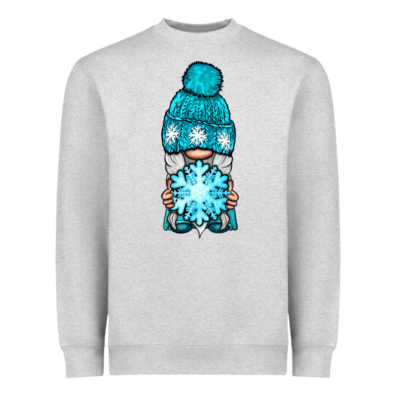 Winter Gnome With Snowflake Heavyweight Sweatshirt by BundleAndBundleShop | Teevron
