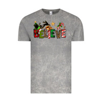 Cloud Rock christmas believe Vintage Tee - texasbilliewilder