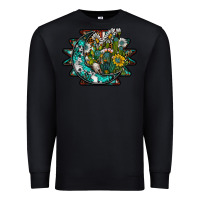 Black aztec moon Premium Sweatshirt - SublimationCraftShop