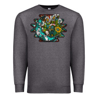 Charcoal Heather aztec moon Premium Sweatshirt - SublimationCraftShop