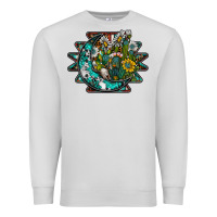Dove Grey aztec moon Premium Sweatshirt - SublimationCraftShop