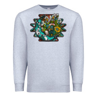 Heather Grey aztec moon Premium Sweatshirt - SublimationCraftShop