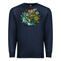 Navy aztec moon Premium Sweatshirt - SublimationCraftShop