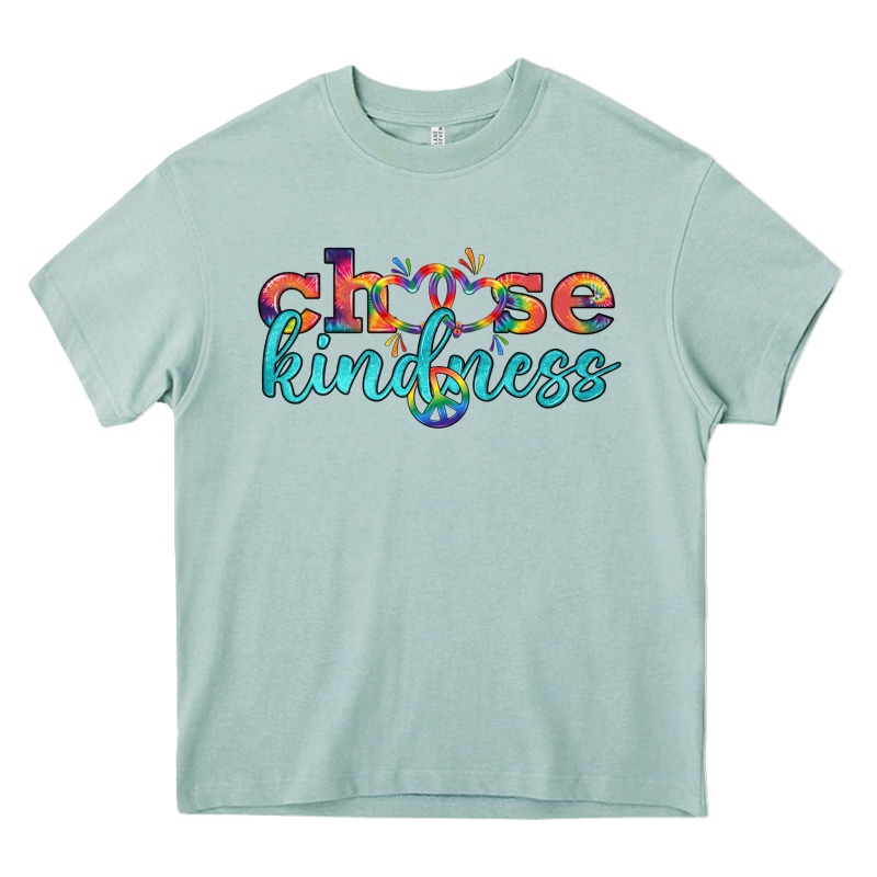 Lgbtq Choose Kindness With Heart And Peace Heavy Core Tee by BundleAndBundleShop | Teevron