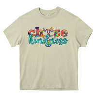 Mossy Lgbtq Choose Kindness With Heart And Peace Heavy Core Tee - BundleAndBundleShop