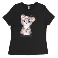 Black tiger cute animals Ladies Tee - RanaPortraitStore