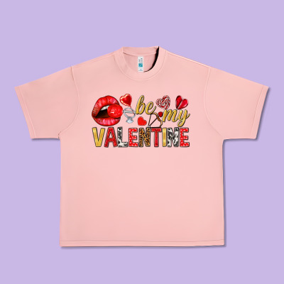 Be My Valentine Valentine's Day Urban Heavy Tee Designed By Howdyjamesfarm