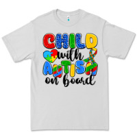 Dove Grey child with autism on board Premium Tee - Artiststas