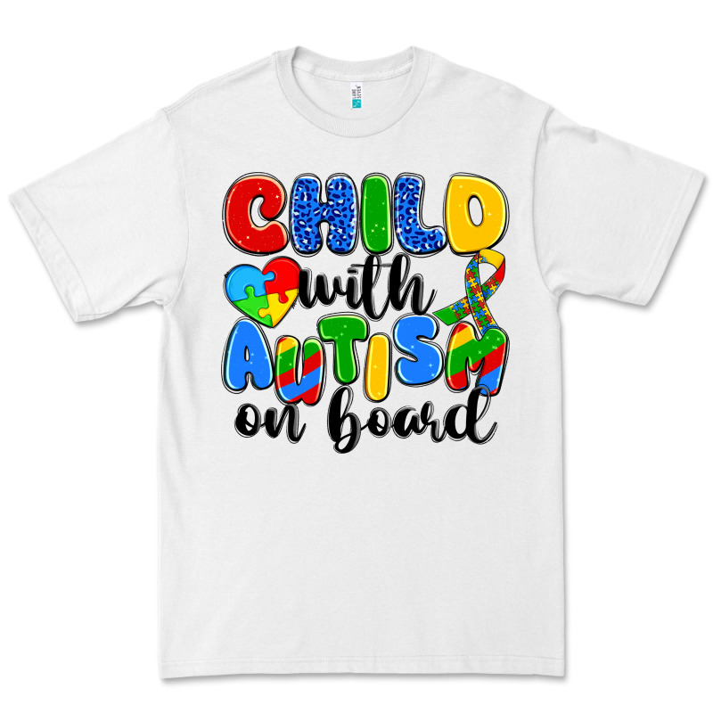 Child With Autism On Board Premium Tee by Artiststas | Teevron