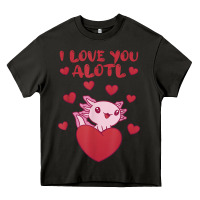 Asphalt i love you alotl aolotl valentine's day heart aolotl lover Heavy Core Tee - lanVoArt