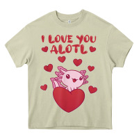 Mossy i love you alotl aolotl valentine's day heart aolotl lover Heavy Core Tee - lanVoArt