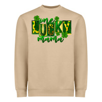 Mushroom one lucky mama st patricks Heavyweight Sweatshirt - FaDigitalArtStudio