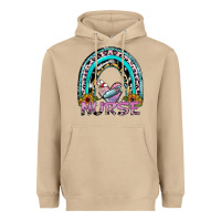 Mushroom nurse rainbow Heavyweight Hoodie - SublimationCraftShop