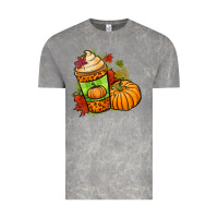 Cloud Rock Fall pumpkin coffee Vintage Tee - NancyCooperArtShop