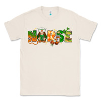Natural st patricks day nurse with gnome Classic Tee - NancyCooperArtShop
