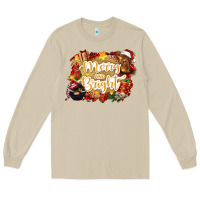 Mushroom merry and bright Long Sleeve Tee - CowGirlArtShop