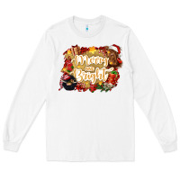 White merry and bright Long Sleeve Tee - CowGirlArtShop