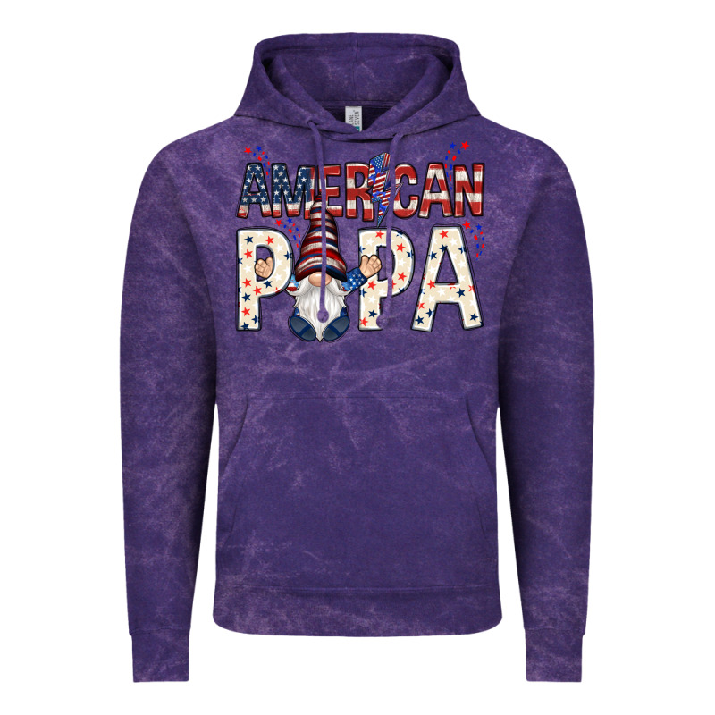 American Papa With Gnome 4th Of July Vintage Hoodie by HowdyJamesFarm | Teevron