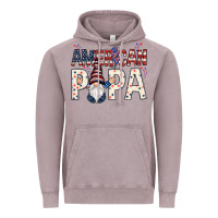 Vintage Zinc American papa with gnome 4th of july Vintage Hoodie - HowdyJamesFarm