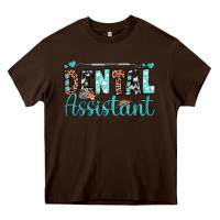 Chocolate Brown dental assistant Heavy Core Tee - JahusDesignShop