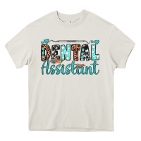 Cream dental assistant Heavy Core Tee - JahusDesignShop