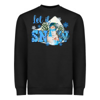 Black let it snow christmas Heavyweight Sweatshirt - FaDigitalArtStudio