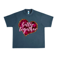 Midnight Navy Better together Valentine's Day Urban Heavy Tee - HowdyJamesFarm