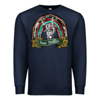 Navy hair hurstler copy Premium Sweatshirt - SublimationCraftShop