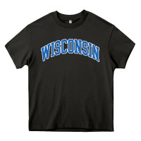 Asphalt wisconsin blue Heavy Core Tee - lanVoArt