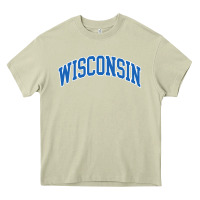 Wisconsin Blue Heavy Core Tee | Teevron