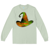 Matcha leopard witch hat Long Sleeve Tee - Jasminsmagicworld