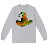 Moon Dust leopard witch hat Long Sleeve Tee - Jasminsmagicworld