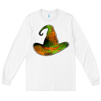 White leopard witch hat Long Sleeve Tee - Jasminsmagicworld