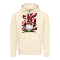 American Football Gnome Zipper Hoodie | Teevron