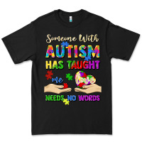 Black someone with autism has taught me love needs no wo Premium Tee - Artiststas