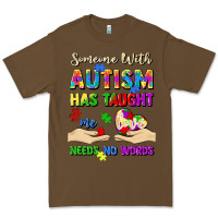 Cacao someone with autism has taught me love needs no wo Premium Tee - Artiststas