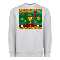 Heather Grey american football trophy cup and medal tumbler Heavyweight Sweatshirt - BundleAndBundleShop