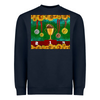 Navy american football trophy cup and medal tumbler Heavyweight Sweatshirt - BundleAndBundleShop