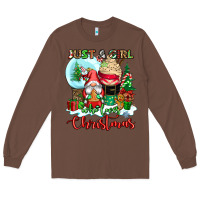 Just A Girl Who Loves Christmas Long Sleeve Tee | Teevron