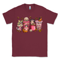 Burgundy cafecito y chisme coffee cups Classic Tee - texasbilliewilder